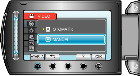Select Manual setting