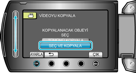 SELECT AND COPY (COPY VIDEO)