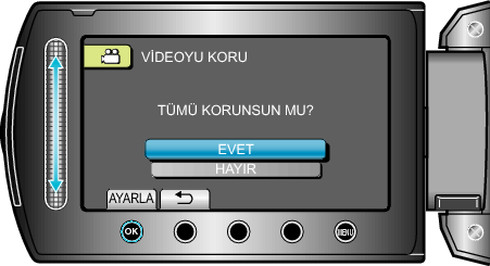 Select YES