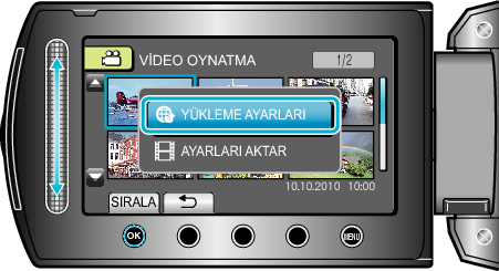 UPLOAD SETTINGS