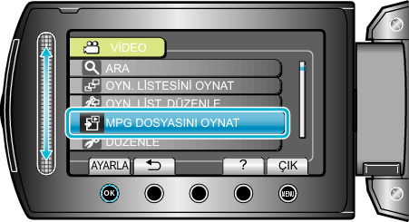 Playback MPG file