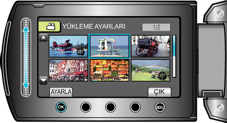 Select the desired video