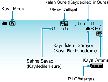Indications During Video Recording