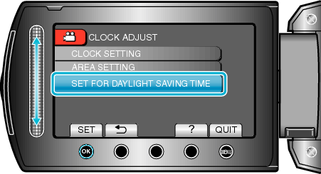 Set daylight saving time