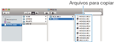 Copy files