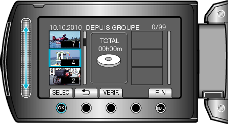 Select the group to add to playlist