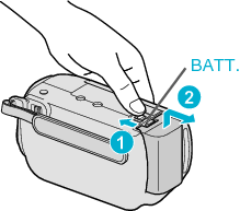 Detaching the battery pack