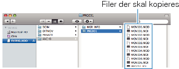 Copying files