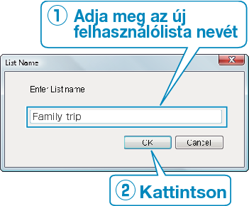 Adding user list