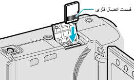 Inserting a microSD card