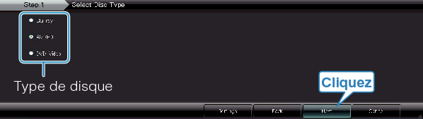 Selecting disc type