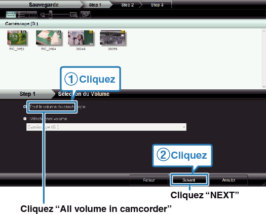 Selecting all volume