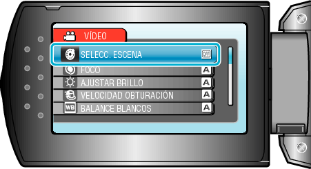 Select scene select