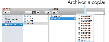 Copy files