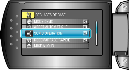 Operation sound