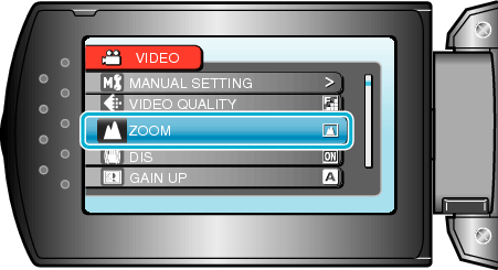 Select zoom