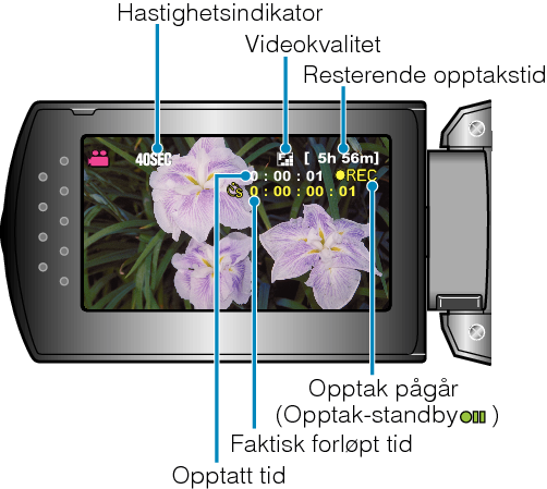 Indications During Time-Lapse Recording