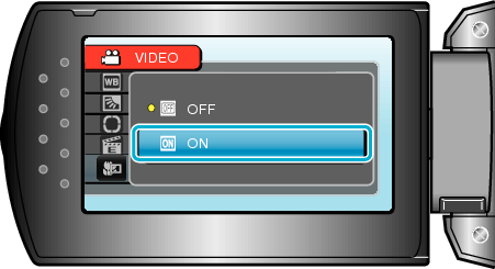 Select "ON"