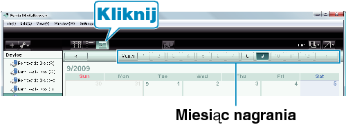 Calendar display