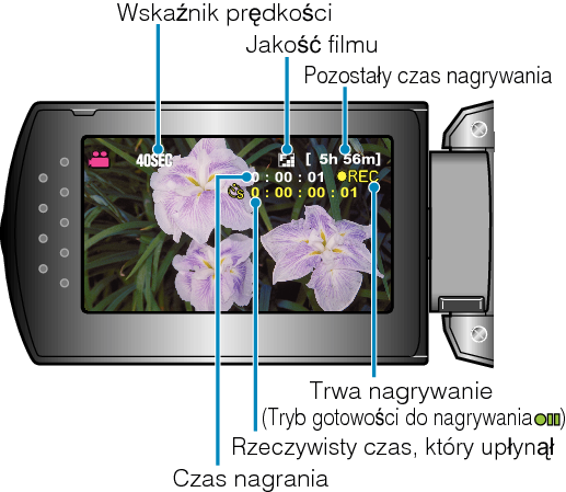 Indications During Time-Lapse Recording