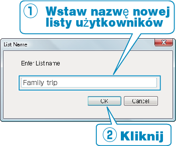 Adding user list