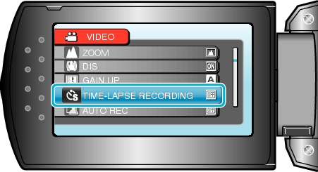 TIME-LAPSE RECORDING