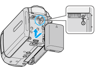 Attaching the battery pack