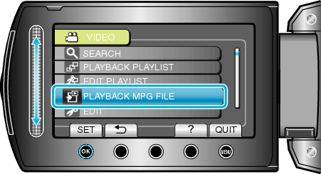 PLAYBACK MPG FILE