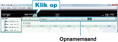 Calendar display