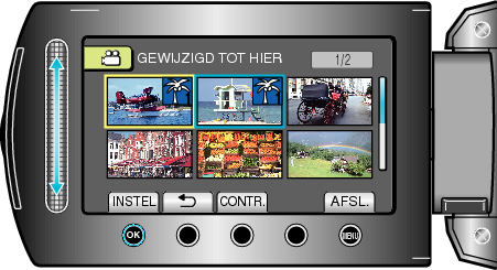 Video selection (ending point)