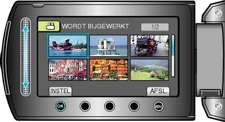 Selecting video for trimming