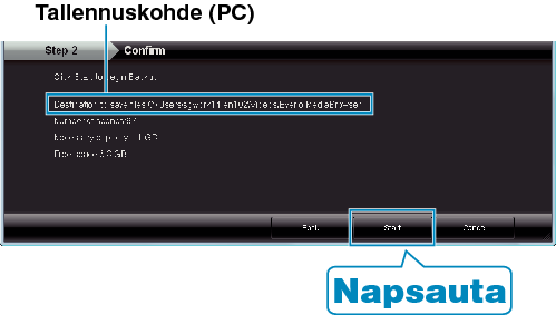 Backup starts
