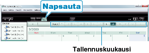 Calendar display