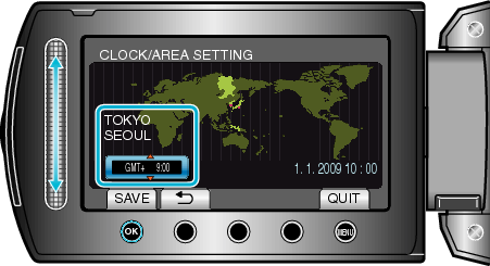 Selecting area