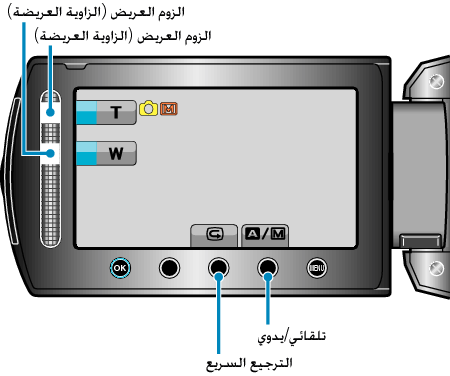 Operation buttons for still image recording