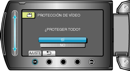 Selecting "YES"