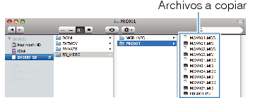 Copy files