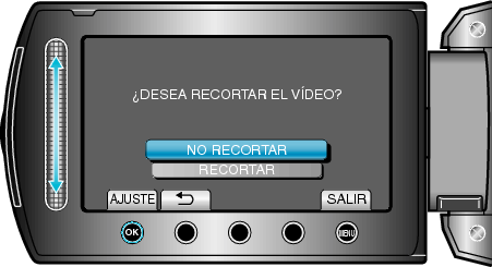 DO YOU WANT TO TRIM THE VIDEO?