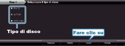 Selecting disc type