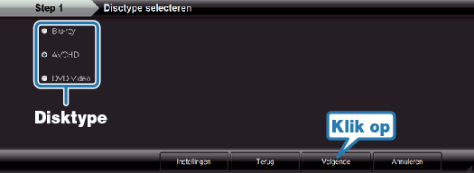 Selecting disc type