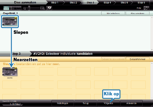 Selecting files to copy