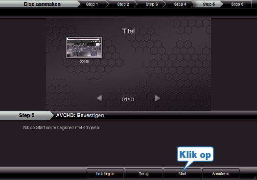Copying to disc
