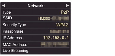 GY-HM200_NetworkScreen