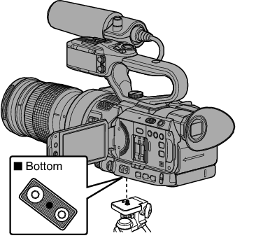 GY-LS300_Tripod