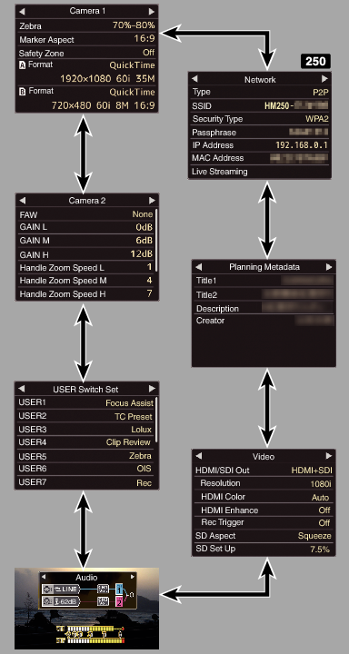 GY-HM250_Status_All