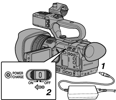 GY-HM200_AC_Conect