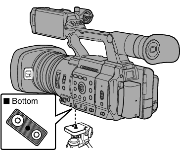 GY-HC500_Tripod
